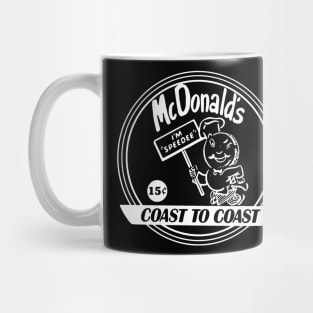 McDonald's Old Logo - Winking Burger Chef Speedee Mug